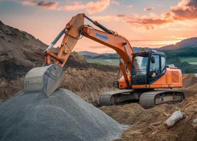 Excavation, backfilling and foundation works