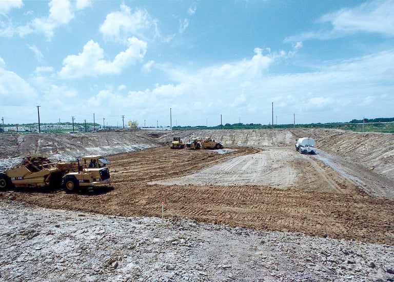 Excavation, backfilling and foundation works