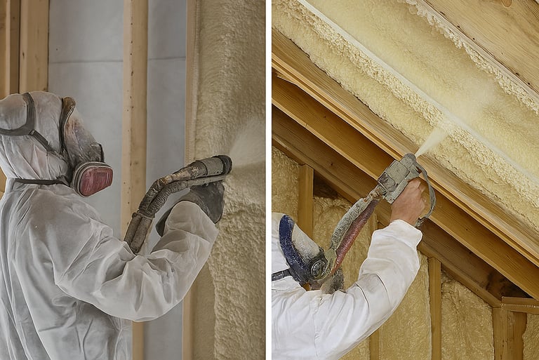 Waterproofing and thermal insulation works