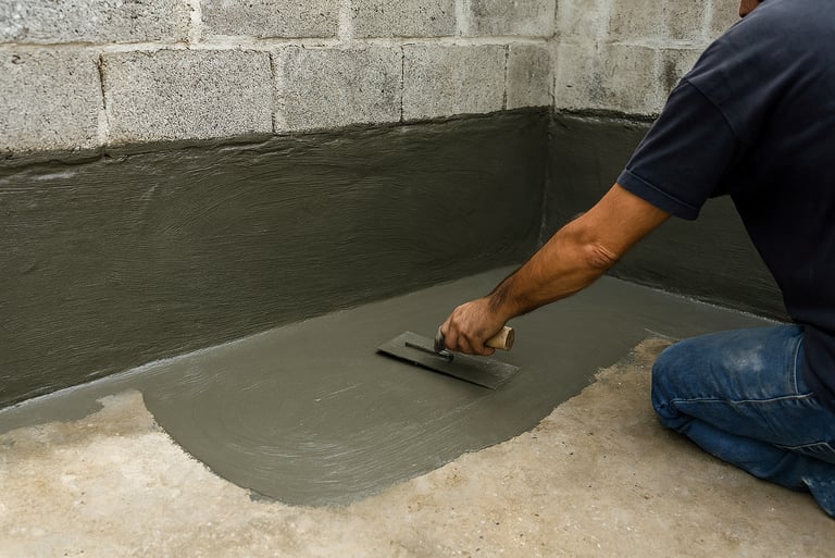 Waterproofing and thermal insulation works