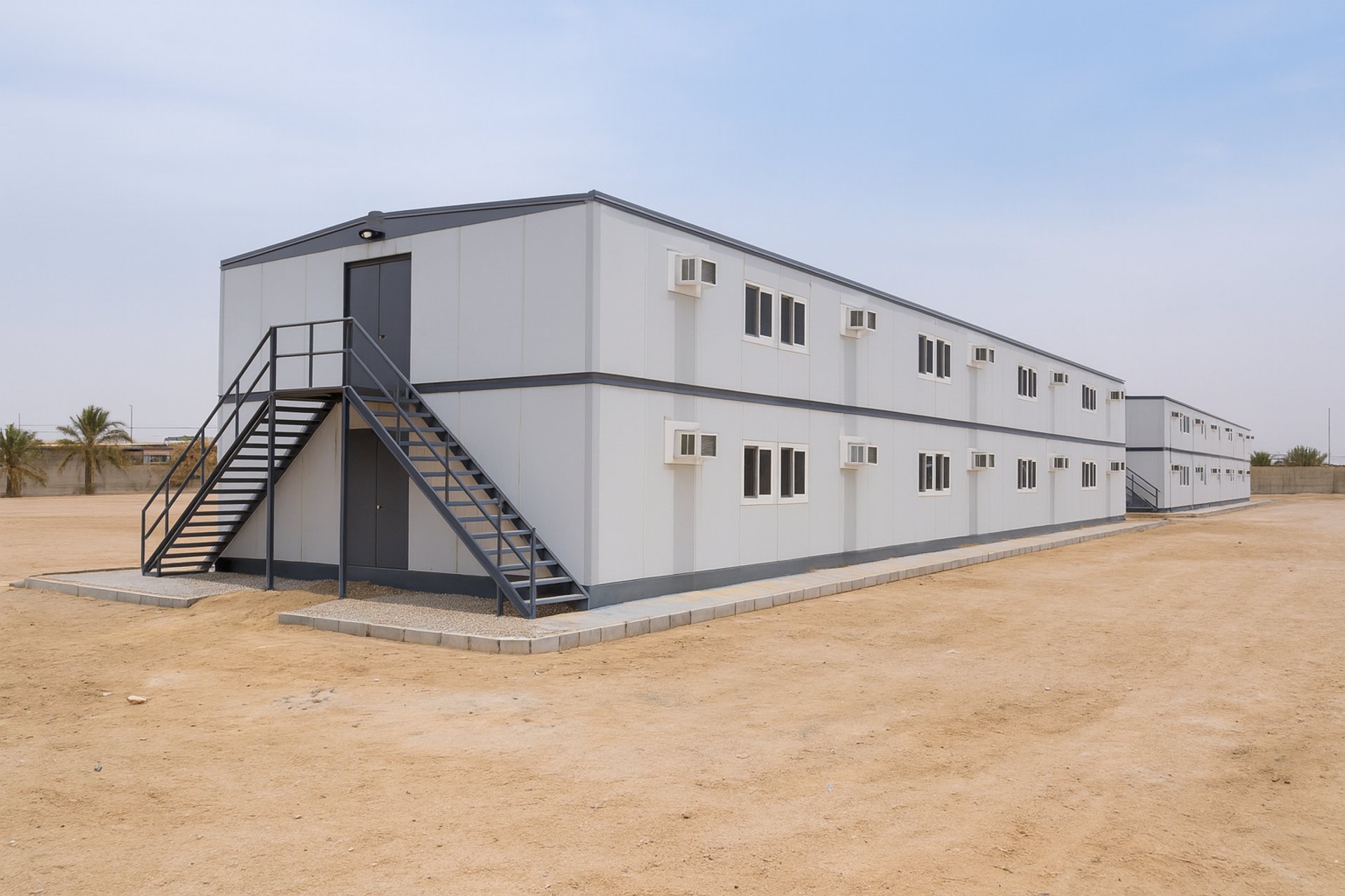 Prefabricated rooms, caravans and cabins