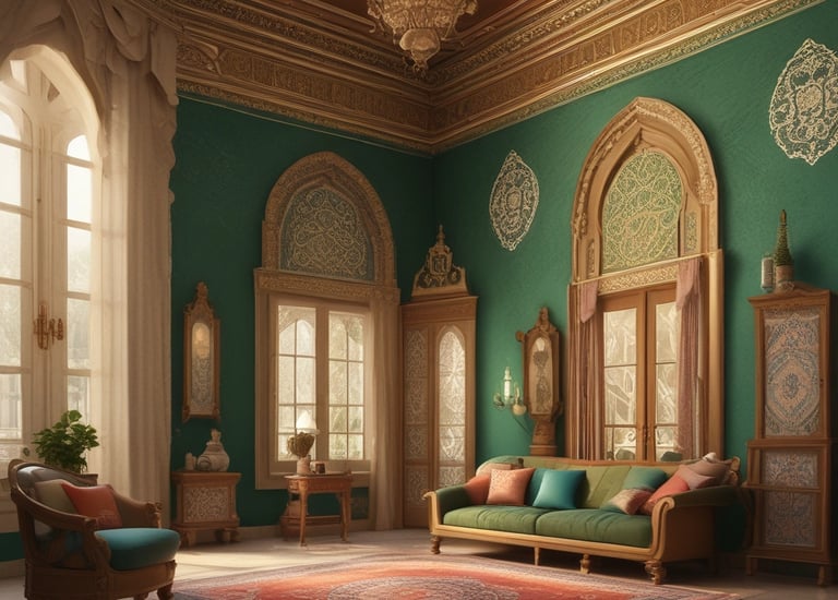 Finishing works (plastering and painting)